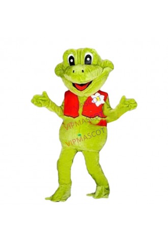 Hot sale Cute Adult cute happy cartoon toy mascot Frog Christmas size party costume