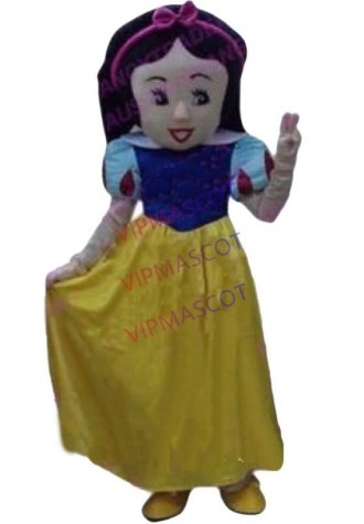 Hot sale Cute Adult White beautiful Little Princess Mascot Costume Cartoon Mascot Costume