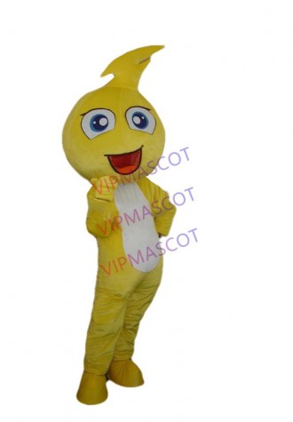 Hot selling Foam Adult lovely yellow happy doll mascot fancy dress costumes Halloween cartoon party costumes
