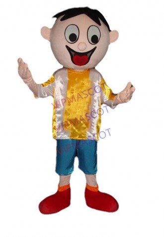 New arrival Foam Adult cute little boy mascot fancy dress costumes Halloween cartoon party costumes