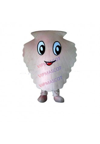 Hot sale Cute Cartoon Character Adult lovely beauty scallop Mascot White Mascot Costume fancy dress Halloween party costume