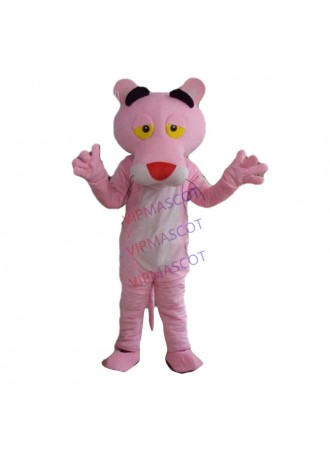 Hot sale Cute Adult Pink Panther Rosa Mascot Costume Adult Size Halloween Fancy Dress Cartoon Outfit Suit