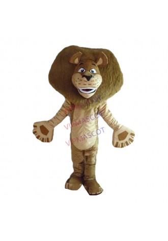 Hot sale Cute Adult Madagascar Lion Alex Mascot Costume Animal Mascot adult Costume