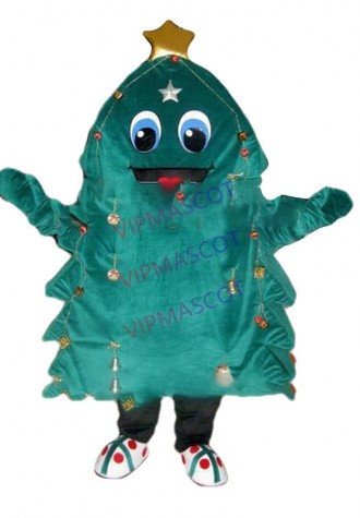 Hot selling Foam Adult cute Christmas Tree Xmas Fun Mascot Costume Adult Fancy Dress Cartoon Party Outfits Suit