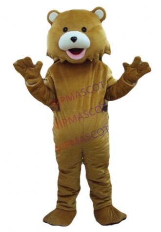 Latest high quality Brown  Bear Animal Mascot costume Adult Size Holiday special clothing