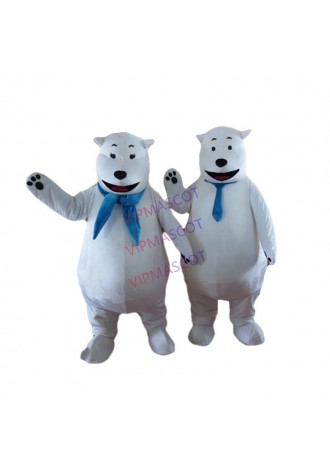 Latest high quality Custom Made mascot White Polar Bear Mascot Costume White Polar Bear Cosplay Mascot cosplay costume