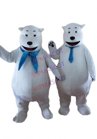 Latest high quality Custom Made mascot White Polar Bear Mascot Costume White Polar Bear Cosplay Mascot cosplay costume