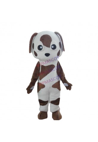 White Spot dog mascot costume fancy dress costume fancy costume cosplay carnival costume  for Halloween party event