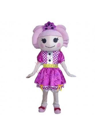 High quality pink beautiful girl mascot costume! factory direct promotion Halloween Christmas free sale