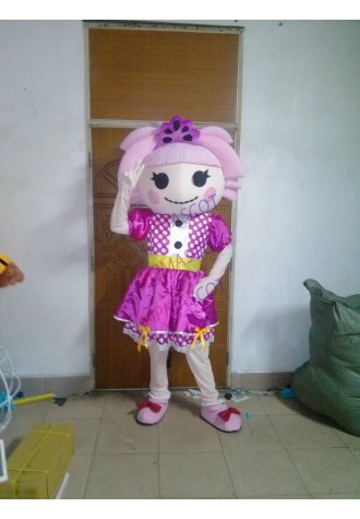 High quality pink beautiful girl mascot costume! factory direct promotion Halloween Christmas free sale