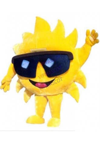 Mr Sun Mascot Costume Cartoon  fancy Party Dress Free Ship Adult size