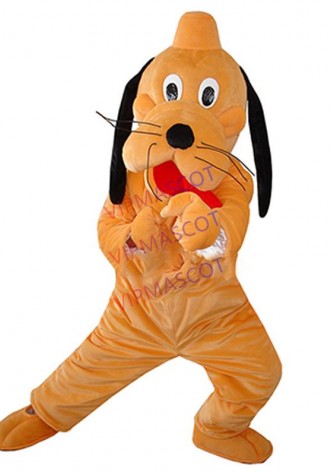 New Pluto Dog Mascot Costume Fancy Dress Outfit Free Shipping Adult Size