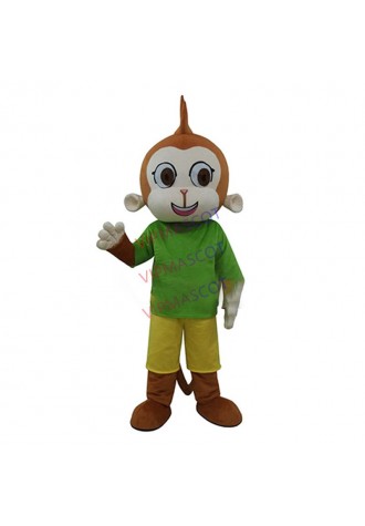 Hot Sale High Quality Green Monkey Mascot Costume Free Shipping