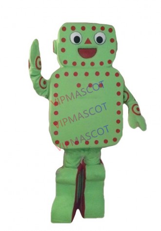 New Green Robot Mascot Costume Adult Cartoon Character Robot Theme Anime Cosply Costumes Custom Carnival Fancy Dress Kits 1787