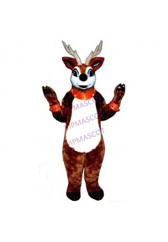 Cute rudoph Reindeer mascot costume new custom wholesale adult size christmas deer theme anime cosplay costumes carnival 2682