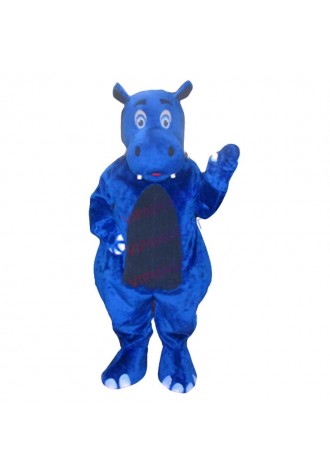 blue hippo mascot costume wholesale for sale adult size cartoon hippo theme anime cosplay costumes carnival fancy dress 2716