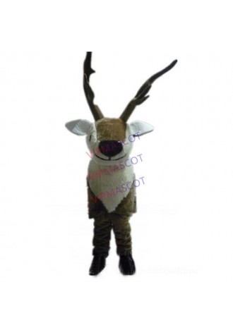 two person reindeer rudolph mascot costume for adult to wear for sale cartoon christmas holiday theme carnival fancy dress 2595