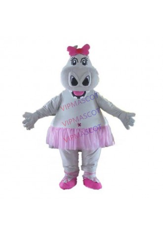 pretty hippo girl mascot costume newly customized adult size cartoon hippo theme anime cosplay carnival fancy dress kits 2616