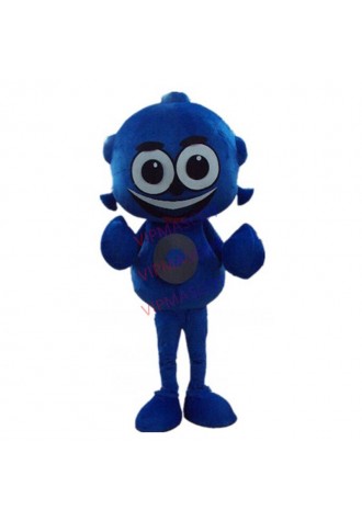 blue alien mascot costume custom cartoon character cosplay carnival costume 2989