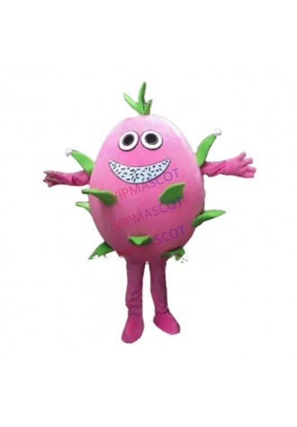 pink Pitaya mascot costume custom cartoon character cosplay adult size carnival costume 3155