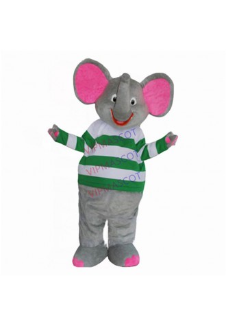 green elephant costume custom cartoon character cosplay carnival costume 3043