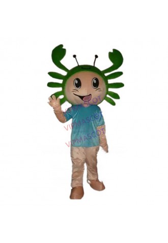 crab girl mascot costume custom cartoon character cosplay carnival costume 3018