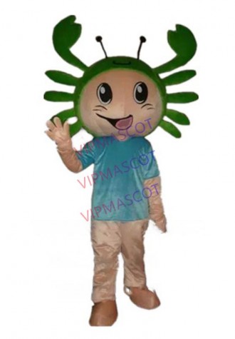 crab girl mascot costume custom cartoon character cosplay carnival costume 3018