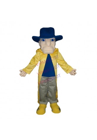 long yellow wind coat Cavalier mascot costume adult size customizable warrior theme mascotte fancy dress carnival cosply 2436