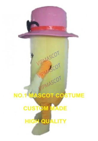 pencil mascot costume pink hat pencil custom adult size cartoon character cosplay carnival costume 3242