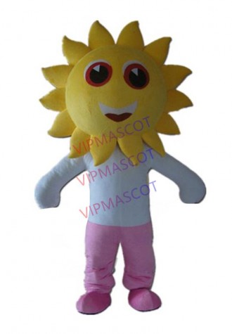 sunflower boy mascot costume sun flower mascot custom adult size cartoon character cosplay carnival costume 3265