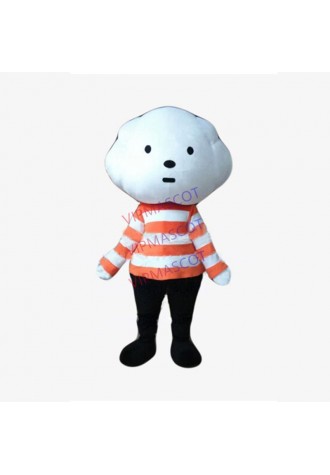 white cloud cotton mascot costume adult size cartoon cotton boy theme anime cosplay costumes carnival fancy dress kits 2585