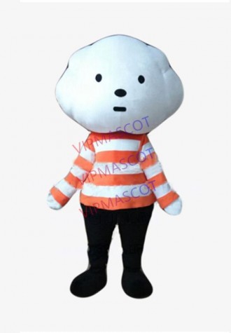 white cloud cotton mascot costume adult size cartoon cotton boy theme anime cosplay costumes carnival fancy dress kits 2585
