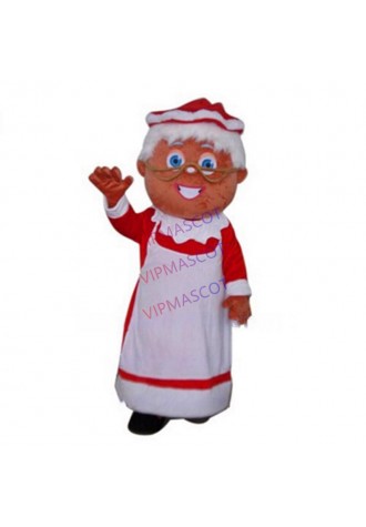 christmas santa claus mascot costume ms santa claus custom cartoon character cosplay carnival costume 3385