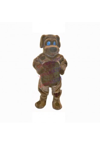 chocolate dog mascot costume high quality blue eyes puppy dog theme anime cosplay costumes carnival fancy dress kits 2720