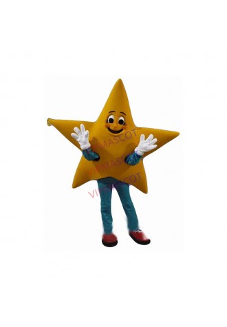 new star mascot costume wholesale hot sale cartoon golden star theme anime cosplay costumes carnival fancy dress kits 2821