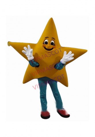 new star mascot costume wholesale hot sale cartoon golden star theme anime cosplay costumes carnival fancy dress kits 2821