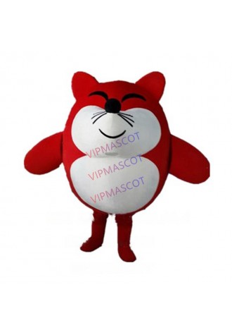 red cartoon fox mascot costume custom cartoon character cosplay adult size carnival costume 3154