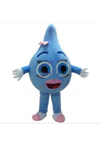 water drop mascot costume blue water drip custom adult size cartoon character cosplay carnival costume 3392