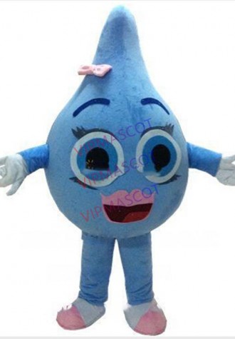 water drop mascot costume blue water drip custom adult size cartoon character cosplay carnival costume 3392