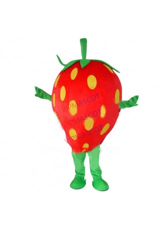 strawberry mascot costume red strawberry custom cartoon character cosply adult size carnival costume 3460
