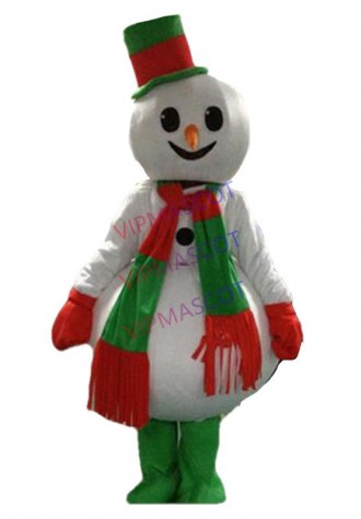 Christmas Snowman mascot costume popular Christmas Halloween snowman Mascot costumes Halloween party adult size mascot free Ship