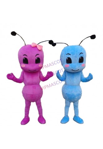 Two Color Ants New Christmas Mascot Costume Fancy Dress Adult Size animal Cartoon Dress Cute Ants Mascot Halloween Christmas Par
