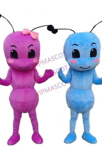 Two Color Ants New Christmas Mascot Costume Fancy Dress Adult Size animal Cartoon Dress Cute Ants Mascot Halloween Christmas Par