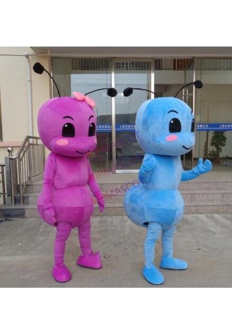 Two Color Ants New Christmas Mascot Costume Fancy Dress Adult Size animal Cartoon Dress Cute Ants Mascot Halloween Christmas Par