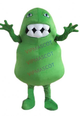 High quality Can be washed with water EVA Material Green bacteria Mascot Costumes walking cartoon Apparel Birthday party 456