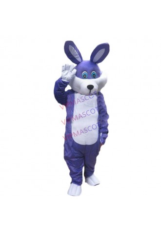 EVA Material Helmet Blue rabbit Mascot Costumes Cartoon Apparel advertisement costumes Halloween Birthday party cosplay 144