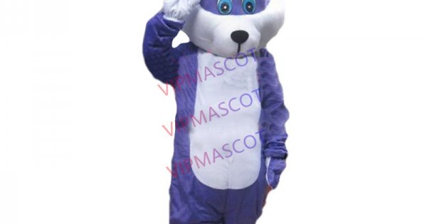 Blue Rabbit Eva EVA Material Helmet Blue rabbit Mascot Costumes Cartoon Apparel ...