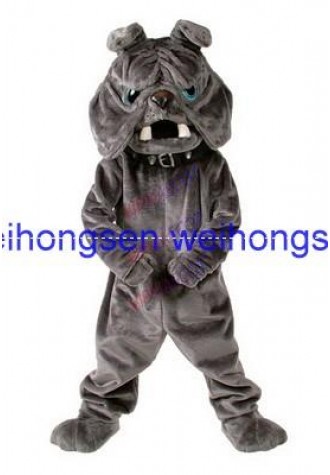 High quality EVA Material Helmet ALINCO Bulldog Mascot Costumes Cartoon Apparel advertisement Halloween Birthday party 105