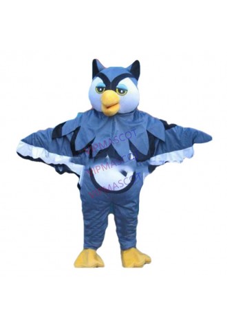 High quality EVA Material Helmet blue owl Mascot Costumes Unisex cartoon Apparel Cosplay Custom made Adult Size 255
