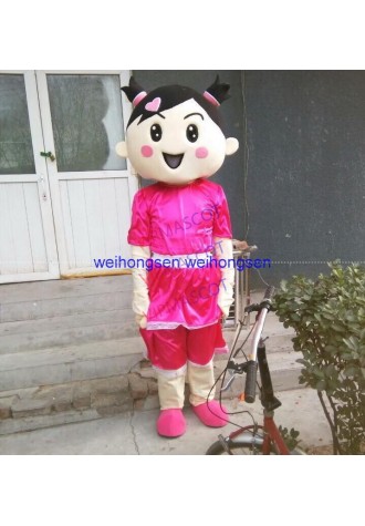 Factory direct Make EVA Material Helmet Pink skirt girl Mascot Costume Cartoon Apparel Halloween Birthday party Cosplay 697